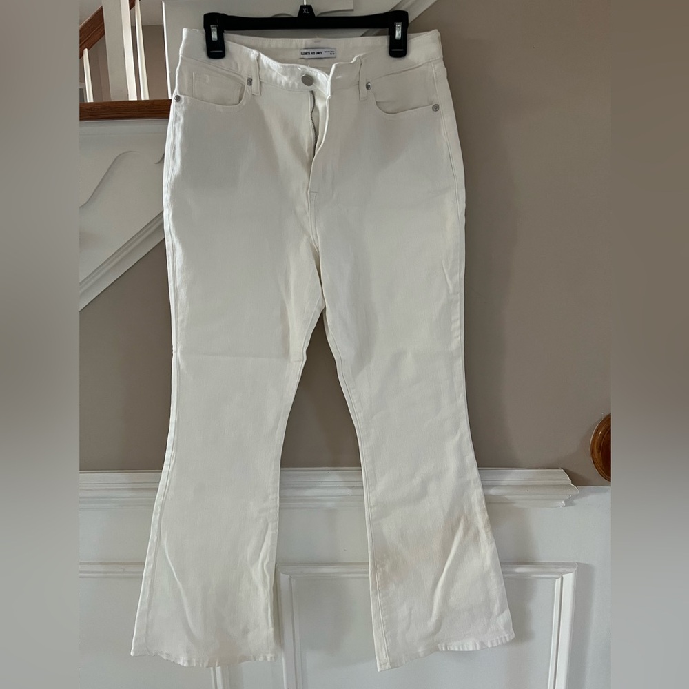 Elisabeth and James High Rise Flare Jeans